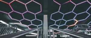 LEDs In Shopping Centre Ceiling